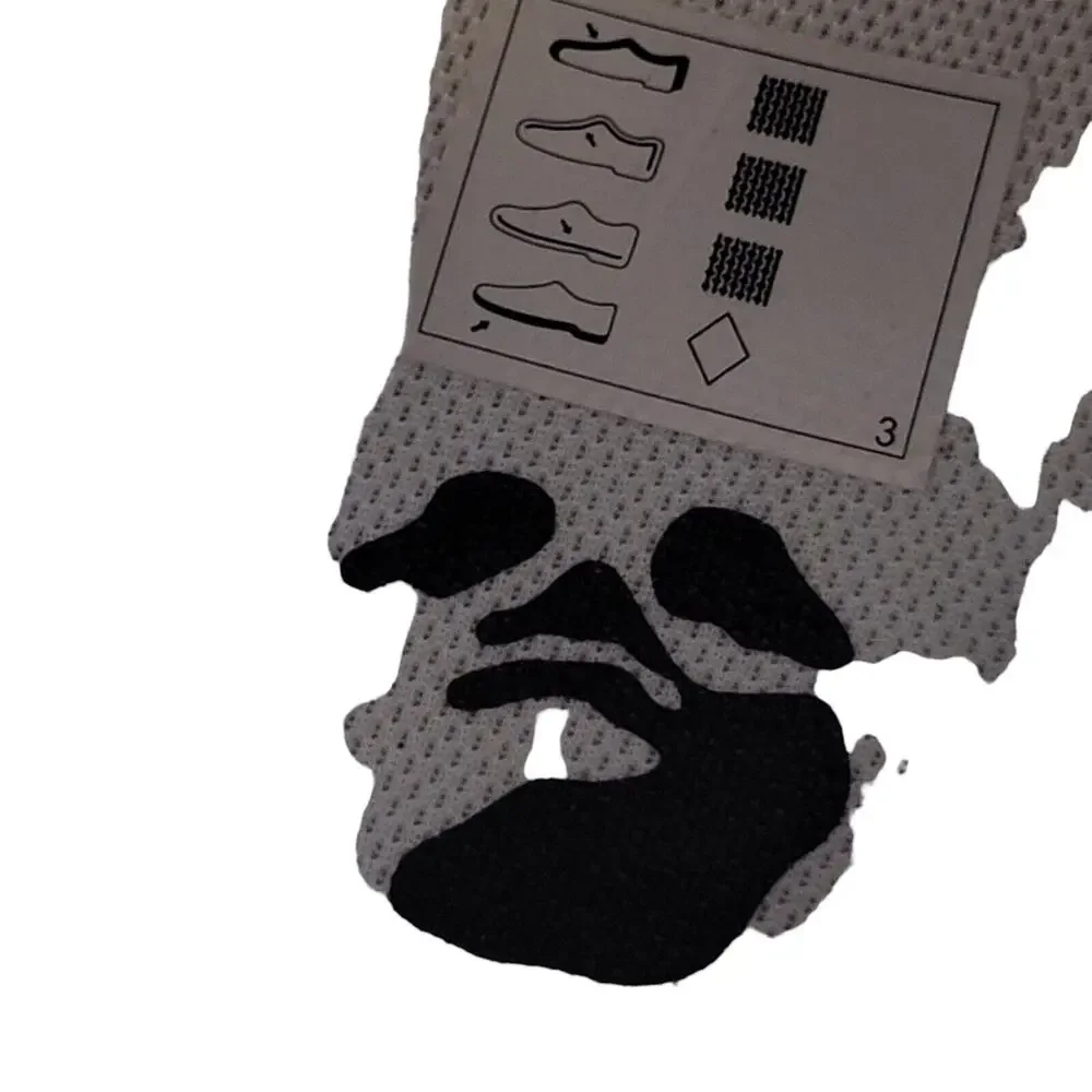 Nike Air Force 1 Mid Off White Black Grey Spikes Black Mans Sz 12.5 /Womens